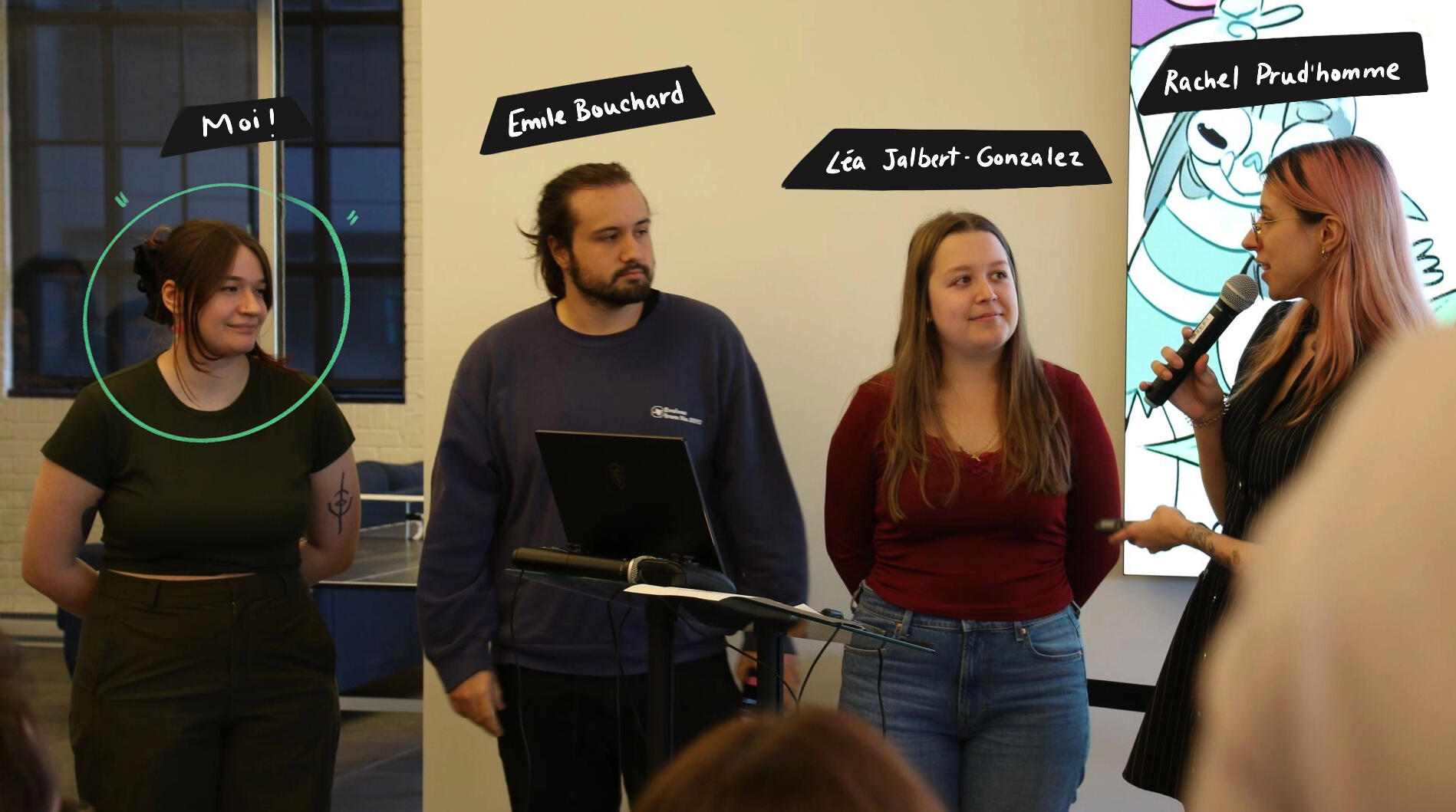 Notre pitch chez Gameloft Montréal